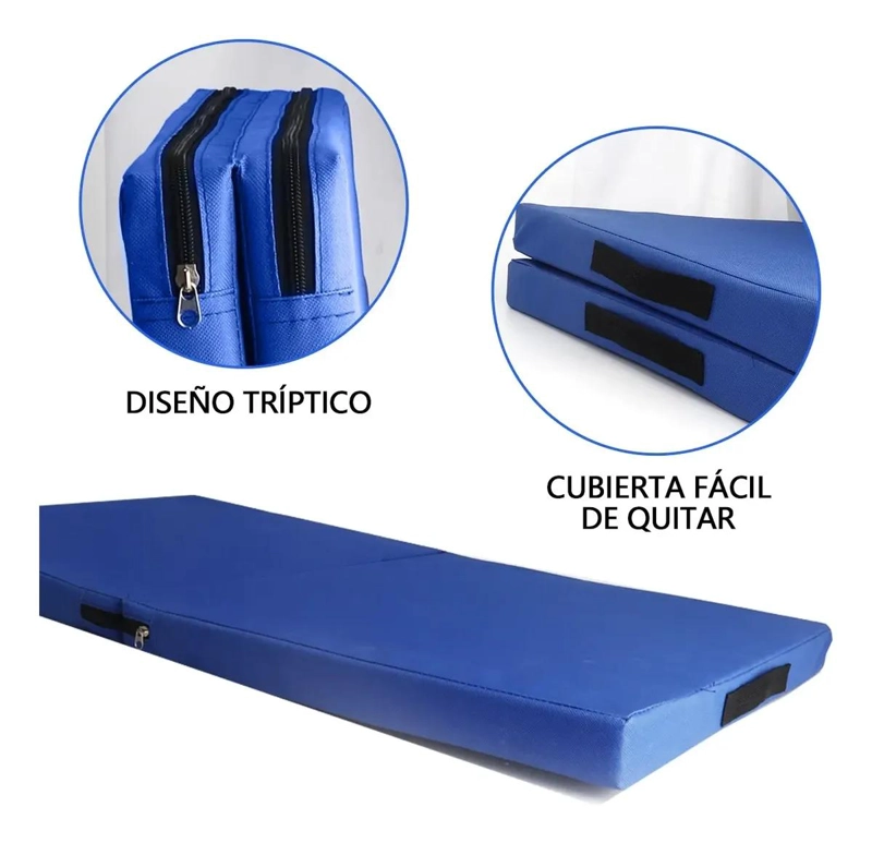 COLCHONETA DEPORTIVA DE LONA OXFORD PARA PILATES Y YOGA 100X50X5 CM - 3