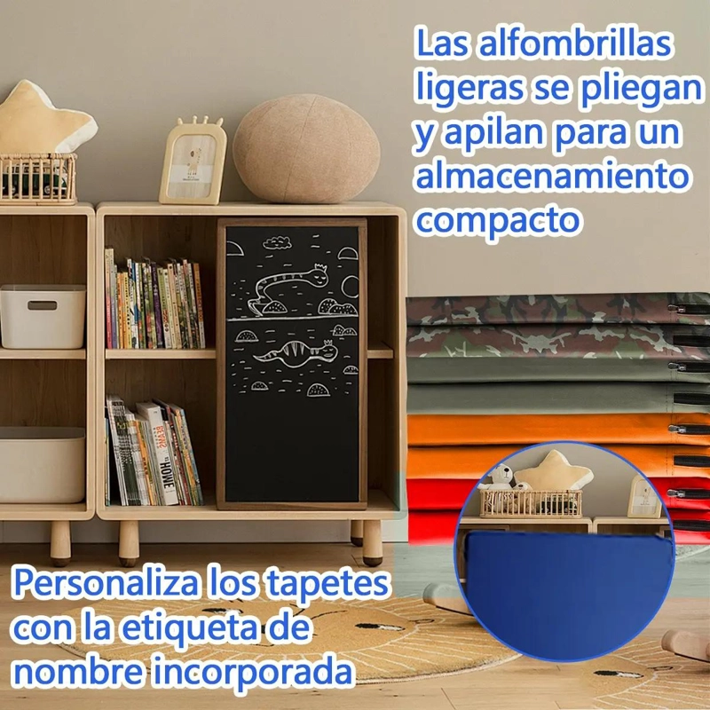 COLCHONETA DEPORTIVA DE LONA OXFORD PARA PILATES Y YOGA 100X50X5 CM - 5