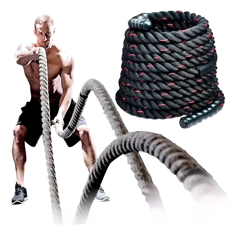 CUERDA PARA ENTRENAMIENTO FUNCIONAL DE 50 MM DE GROSOR Y 12 METROS - 1