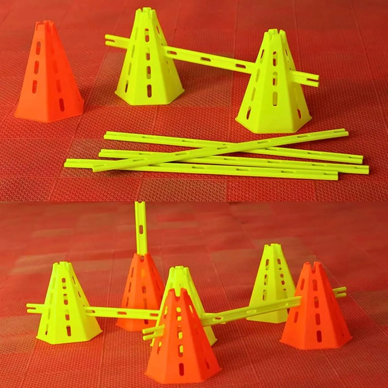 CONOS HEXAGONALES Y BARRAS PARA ENTRENAMIENTO DE FUTBOL 30CM Y 80CM - 5