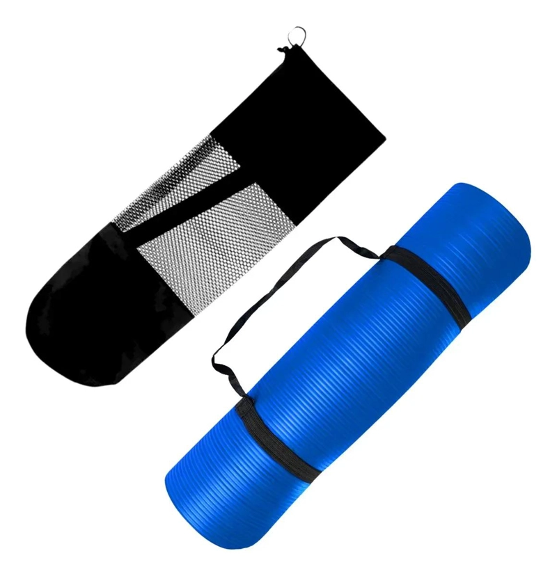 COLCHONETA DE YOGA DEPORTIVA DE 10 MM EN COLOR AZUL - 3