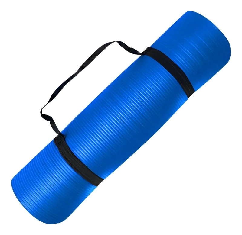 COLCHONETA DE YOGA DEPORTIVA DE 10 MM EN COLOR AZUL - 4