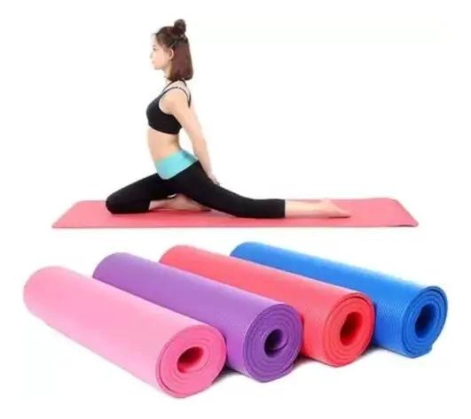 MAT DE YOGA ANTIDESLIZANTE DE GOMA EVA VERDE CON DIMENSIONES 180X60 CM Y ESPESOR - 2