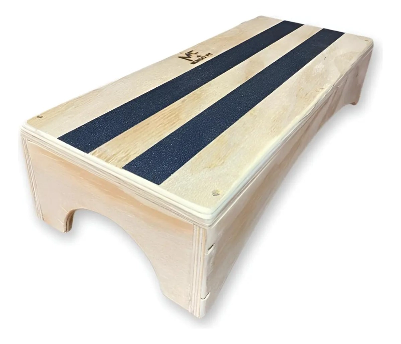 BANCO DE MADERA PARA STEP AEROBICO CON ESCALAS AJUSTABLES PARA EJERCICIO - 1
