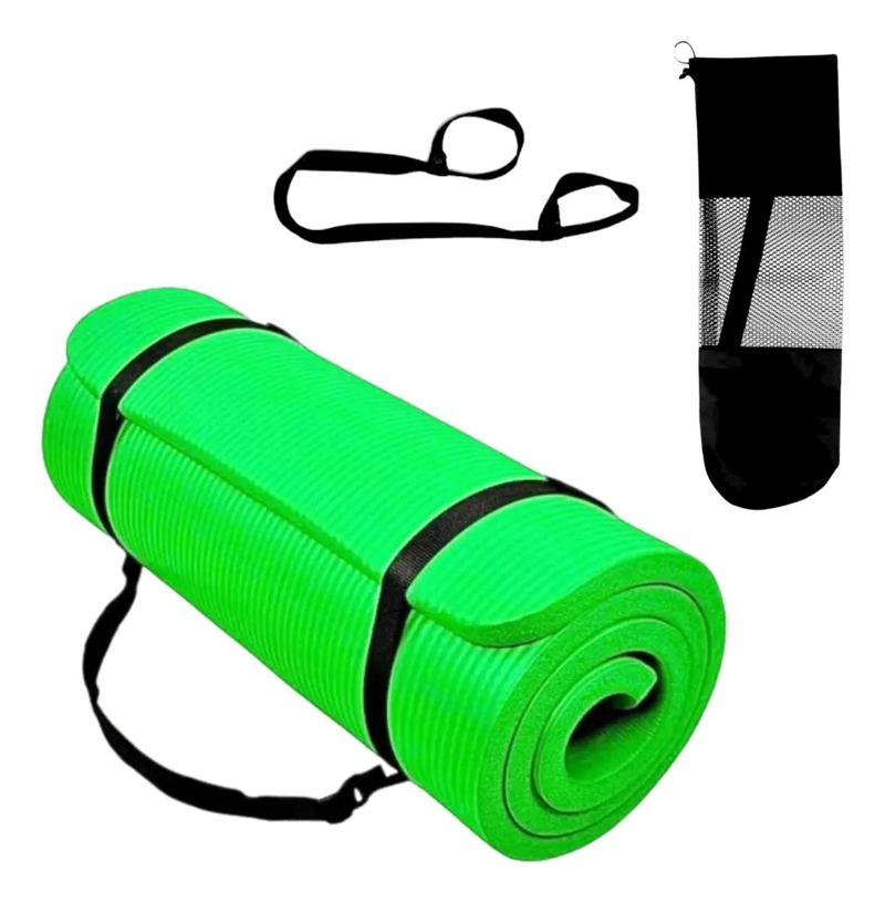 COLCHONETA DE YOGA Y EJERCICIO GRUESA DE 10 MM CON BOLSO Y CORREA - 3