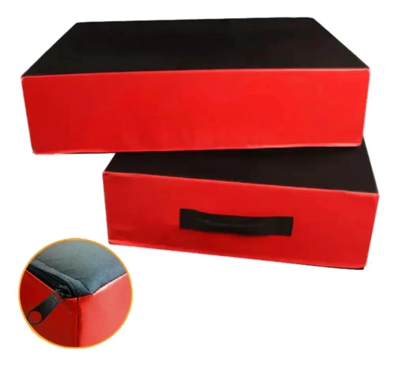 SET DE 2 COLCHONETAS PARA DISCO DE PESA TIPO CRASHPAD ANTIDESLIZANTE - 1