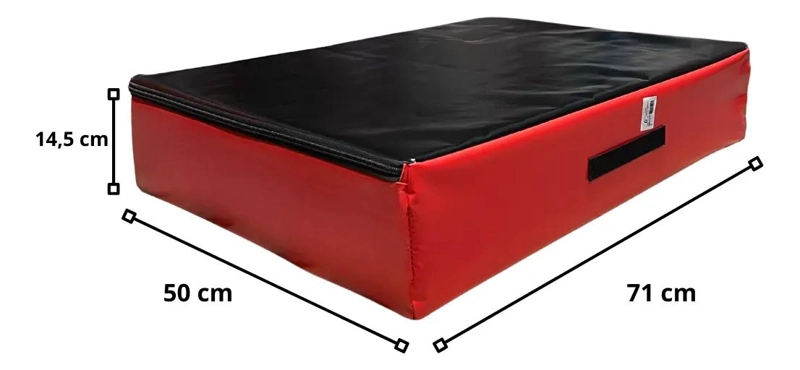 SET DE 2 COLCHONETAS PARA DISCO DE PESA TIPO CRASHPAD ANTIDESLIZANTE - 2
