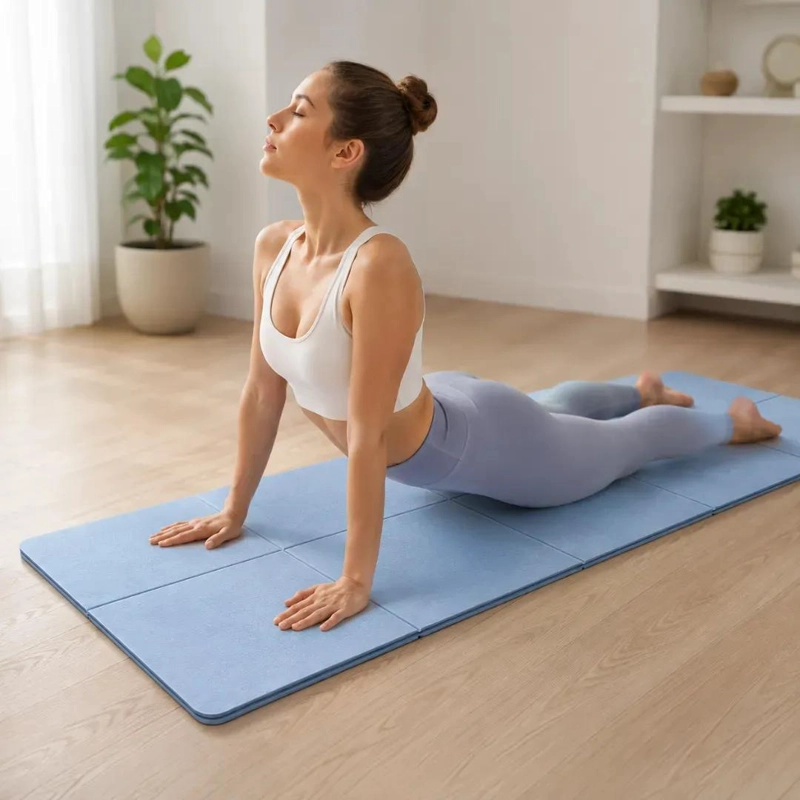 COLCHONETA DE YOGA PLEGABLE ANTIDESLIZANTE PARA ABDOMINALES 183X60X0.5 CM - 3
