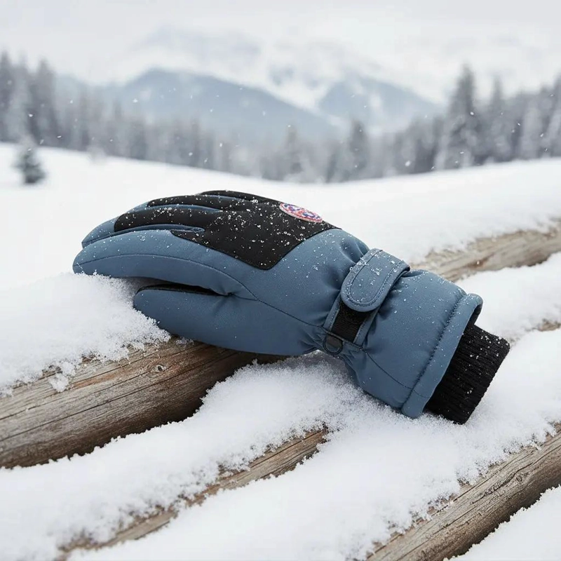 GUANTES TE RMICOS PARA NIEVE Y FRIO PARA HOMBRE CON CHIPORRO - 1
