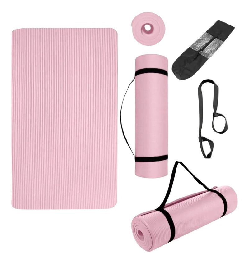 COLCHONETA PARA YOGA Y EJERCICIO CON GROSOR DE 10 MM Y BOLSO CON CORREA - 3