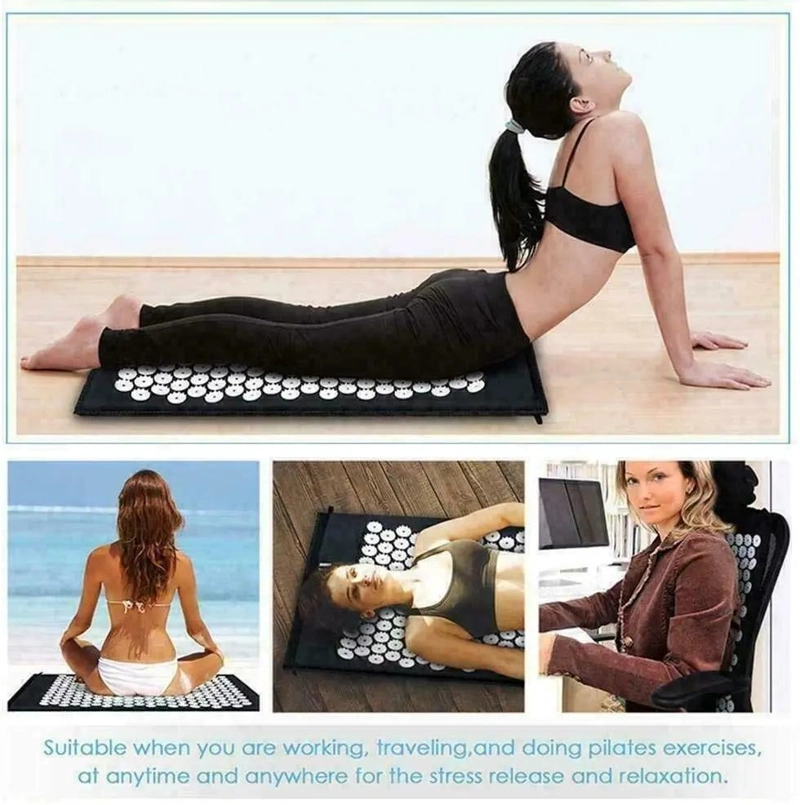 ALFOMBRA DE ACUPRESION CON ALMOHADILLA PARA YOGA Y RELAJACION - 4