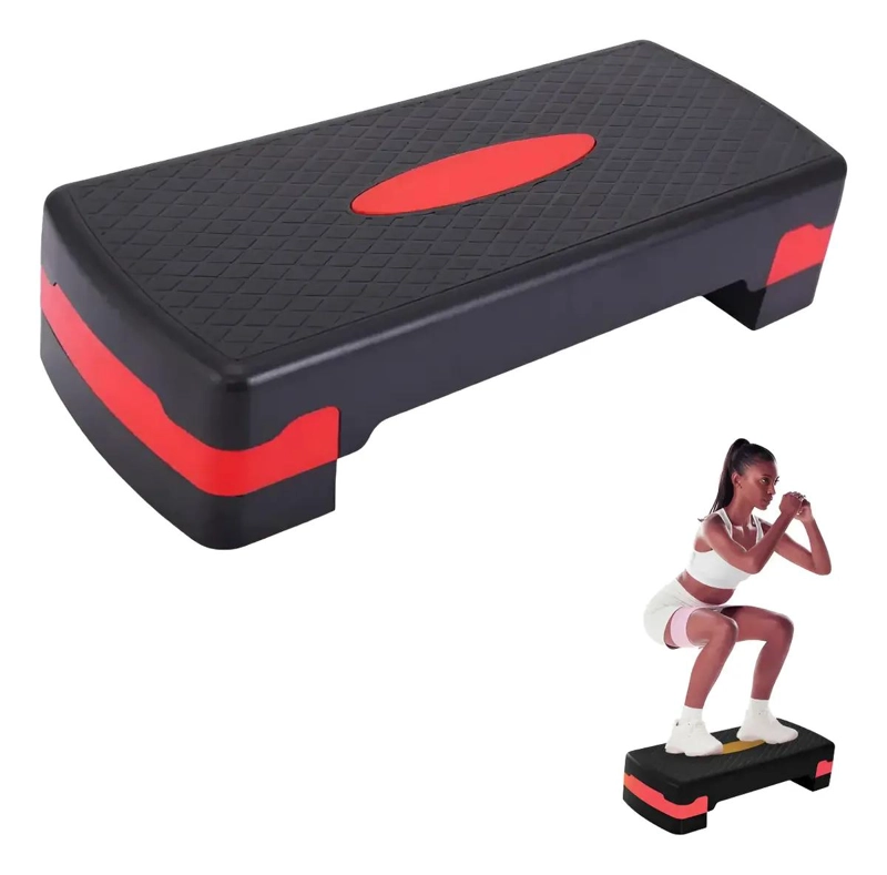 BANCO STEP AEROBICO CON 2 NIVELES Y SUPERFICIE ANTIDESLIZANTE PARA EJERCICIO - 1