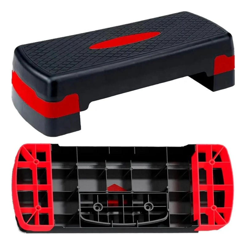 BANCO STEP AEROBICO CON 2 NIVELES Y SUPERFICIE ANTIDESLIZANTE PARA EJERCICIO - 2