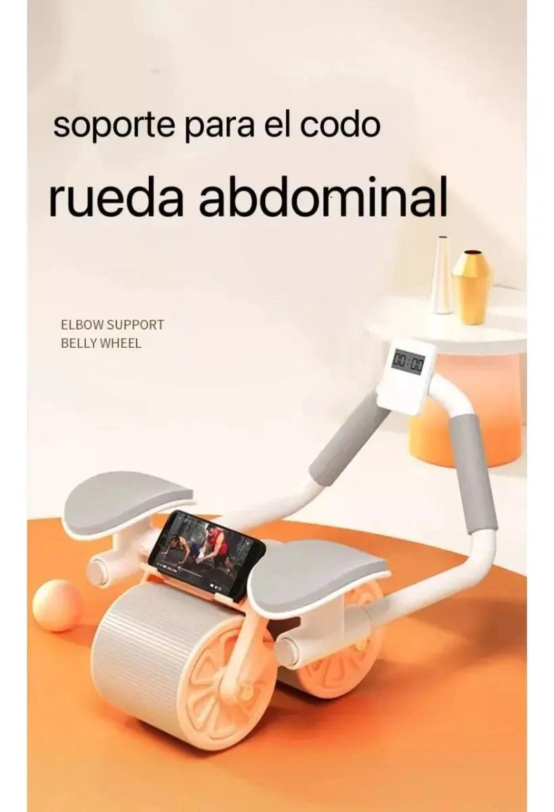 RODILLO ABDOMINAL CON SOPORTE PARA ENTRENAMIENTO DE MUSCULOS CENTRALES - 4