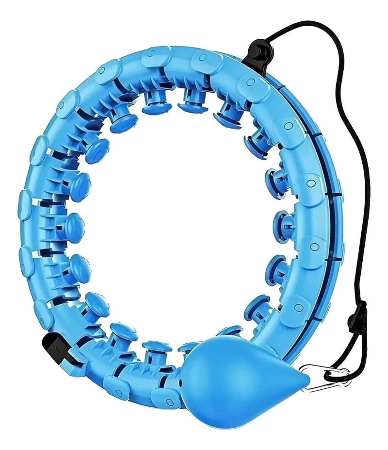 GENÉRICO ARO DE HULA HOOP CON PESO PARA EJERCICIO Y TONIFICACION CORPORAL