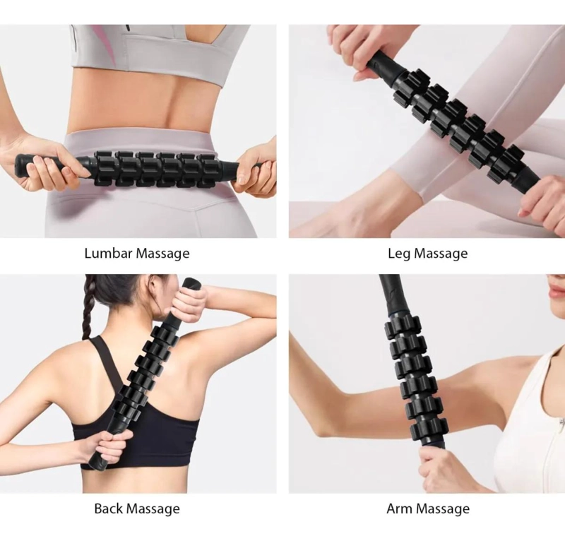 SET DE 6 RODILLOS DE ESPUMA PARA MASAJE Y ELONGACION EN YOGA - 5