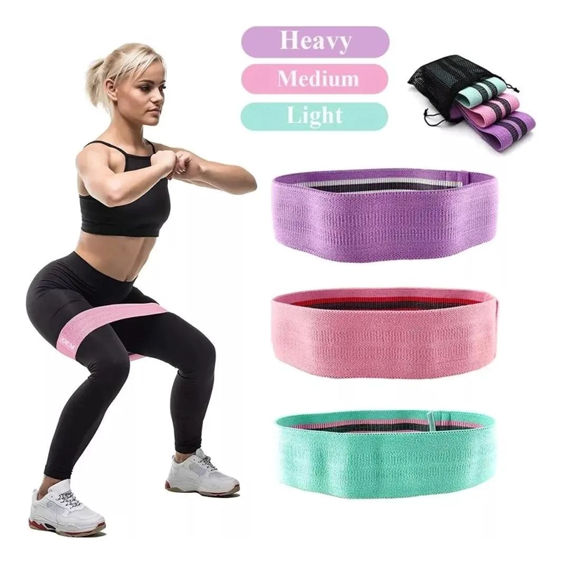 COLCHONETA PARA EJERCICIOS CON RUEDA ABDOMINAL Y BANDAS DE TELA - 2