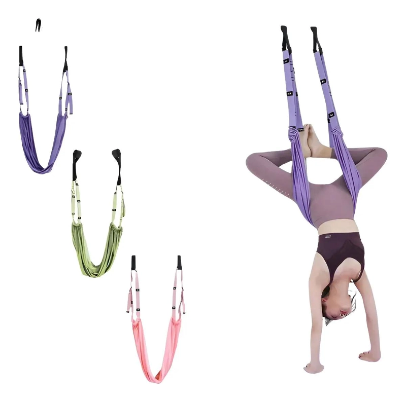 COLUMPIO PARA YOGA AE REO CON TELAS RESISTENTES Y COMODAS - 1