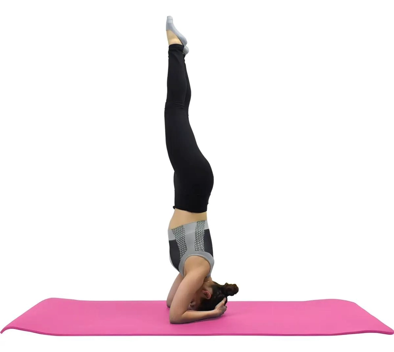 COLCHONETA PARA YOGA Y PILATES EXTRA GRUESA DE 10 MM COLOR ROSA - 4