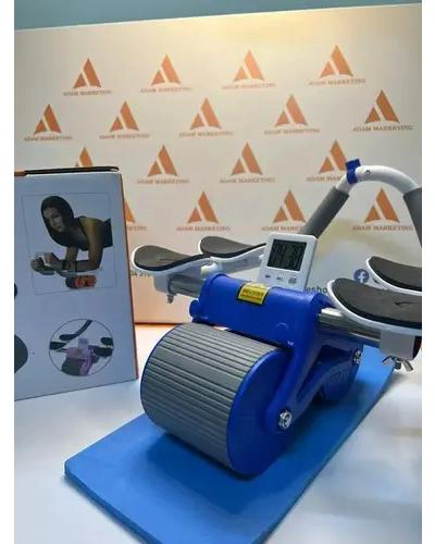 RODILLO ABDOMINAL CON 4 SOPORTES Y REBOTE AUTOMATICO PARA FITNESS - 3