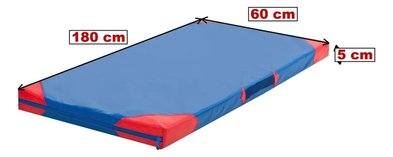COLCHONETA PARA GIMNASIA DE ECOCUERO 180X60X5 CM NO PLEGABLE - 2