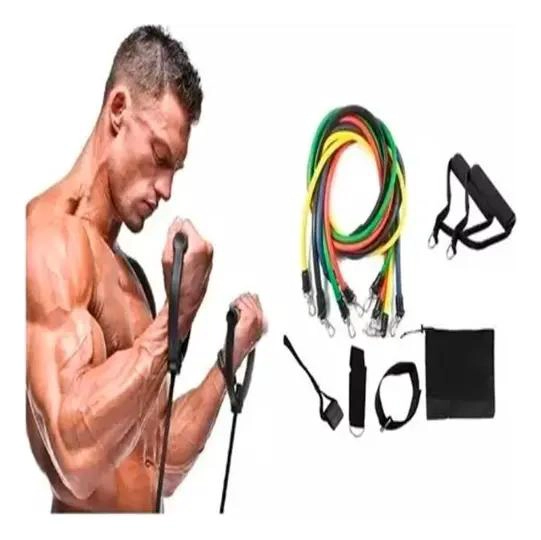 SET DE 11 BANDAS ELASTICAS PARA EJERCICIOS DE RESISTENCIA EN CASA - 1
