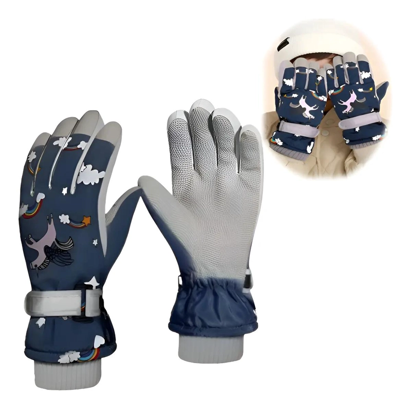 GUANTES TE RMICOS PARA NIÑOS IDEALES PARA INVIERNO Y NIEVE - 1