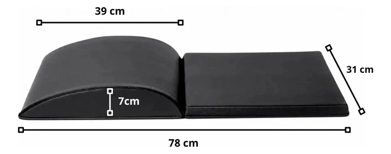 COLCHONETA ABDOMINAL PLEGABLE ANTIDESLIZANTE PARA EJERCICIOS - 3