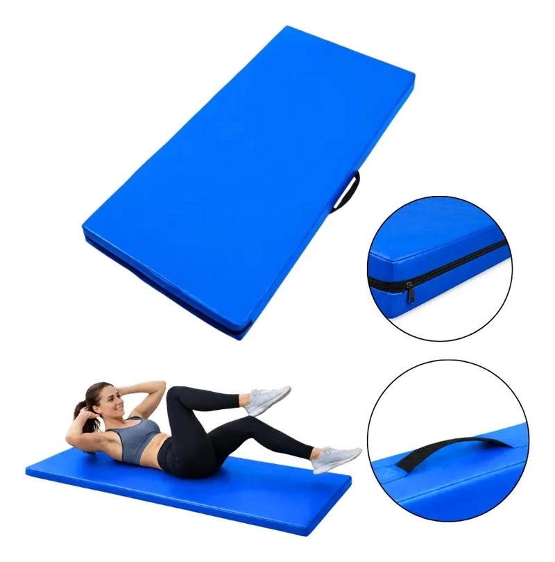 COLCHONETA DEPORTIVA DE ESPUMA ALTA DENSIDAD 120X60X5 CM AZUL - 1
