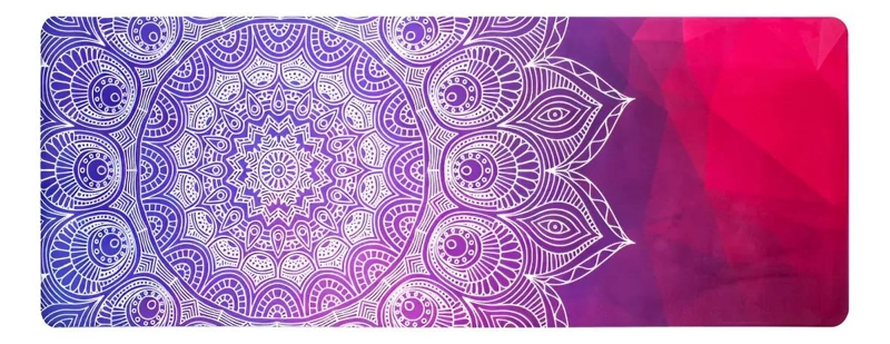 COLCHONETA PARA YOGA CON DISEÑO MANDALA Y GROSOR DE 5 MM COLOR MORADO - 1