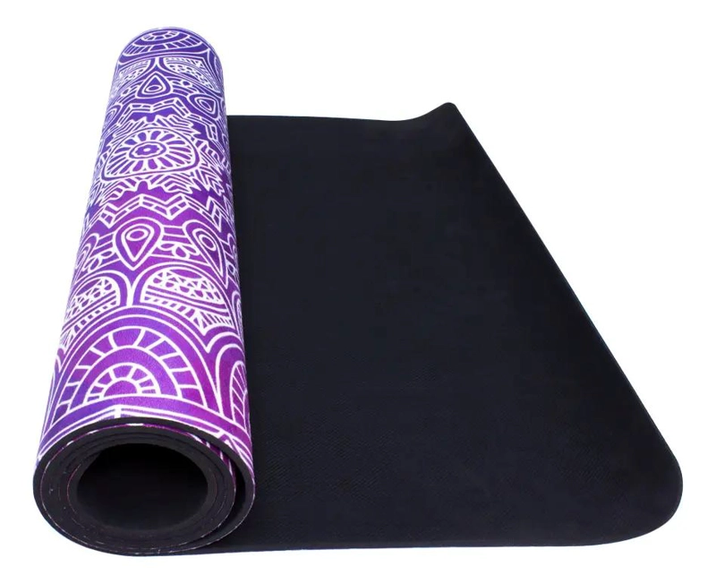 COLCHONETA PARA YOGA CON DISEÑO MANDALA Y GROSOR DE 5 MM COLOR MORADO - 3
