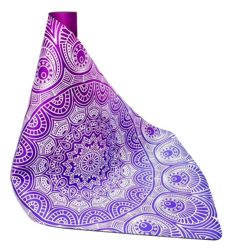 COLCHONETA PARA YOGA CON DISEÑO MANDALA Y GROSOR DE 5 MM COLOR MORADO - 4