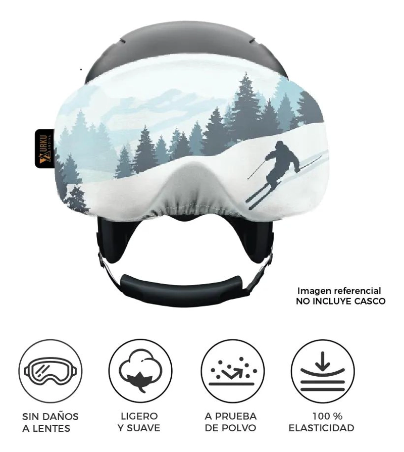 FUNDA PROTECTORA DE MICROFIBRA PARA ANTIPARRAS DE SKI Y SNOWBOARD - 3