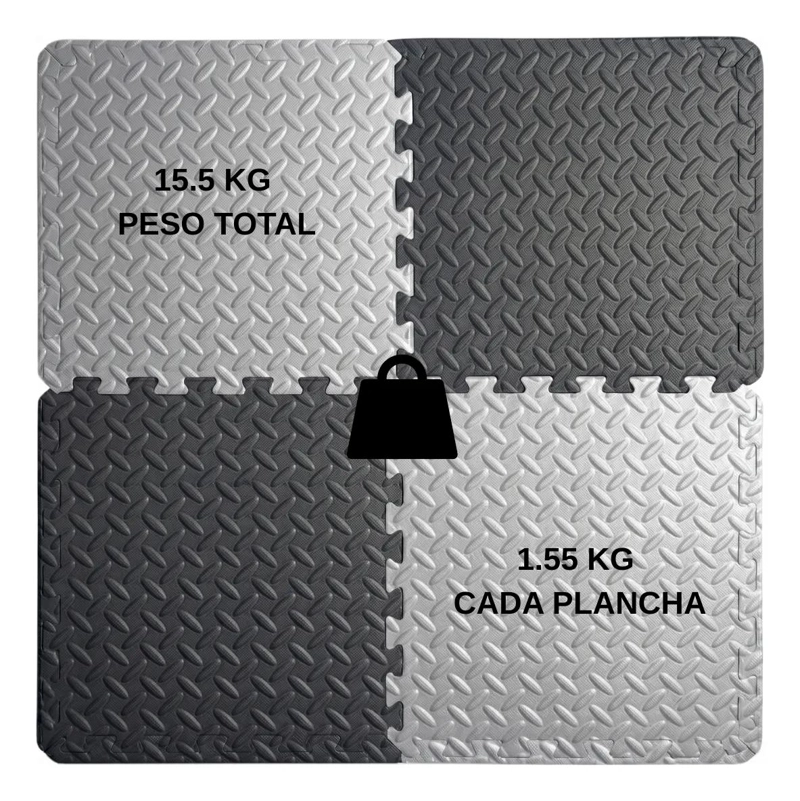 PLANCHA DEPORTIVA DE GOMA EVA TATAMI 100X100X2 CM PARA ENTRENAMIENTO - 5