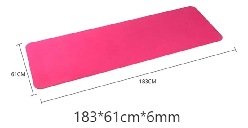 COLCHONETA ANTIDESLIZANTE PARA YOGA Y PILATES DE 6MM BICOLOR - 3