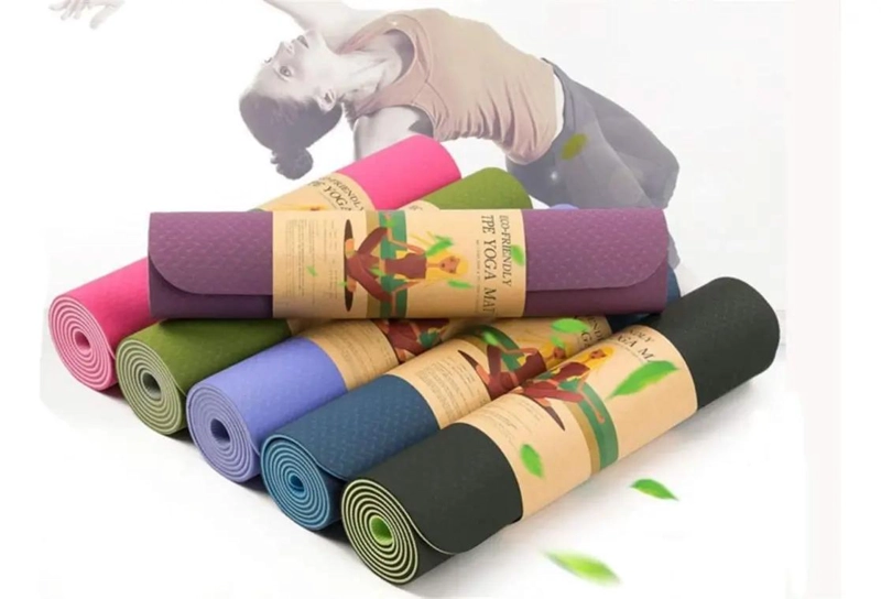 COLCHONETA ANTIDESLIZANTE PARA YOGA Y PILATES DE 6MM BICOLOR - 5