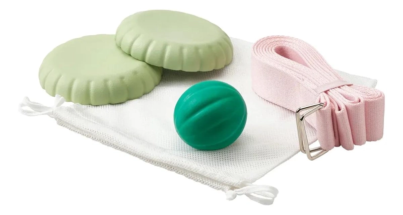 KIT DE EJERCICIO PARA YOGA CON COJINES, CINTA Y MASAJE - 1