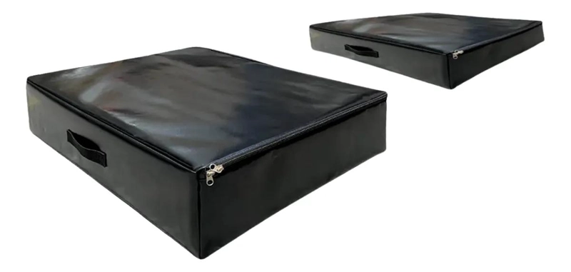 SET DE 2 COLCHONETAS PARA CAIDAS EN DISCO PESA TIPO CRASHPAD - 1