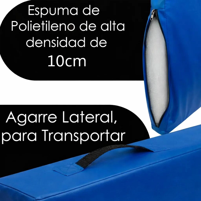 COLCHONETA DEPORTIVA DE ESPUMA ALTA DENSIDAD 120X60 CM Y 10 CM GROSOR - 3