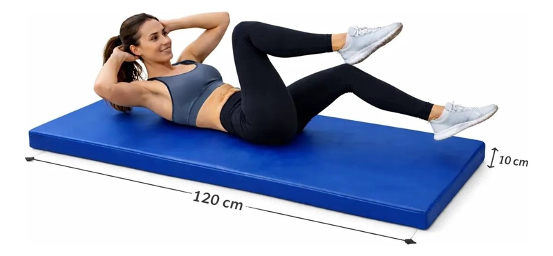 COLCHONETA DEPORTIVA DE ESPUMA ALTA DENSIDAD 120X60 CM Y 10 CM GROSOR - 4