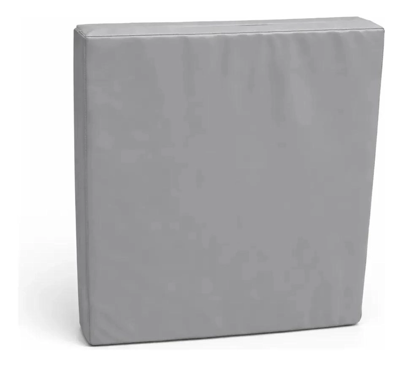 COLCHONETA DEPORTIVA DE ECOCUERO GRIS 120X60X5 CM PARA EJERCICIOS - 1