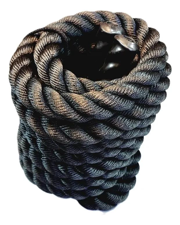 CUERDA DE BATALLA RESISTENTE DE 9 METROS Y 50 MM DE GROSOR PARA ENTRENAMIENTO - 3