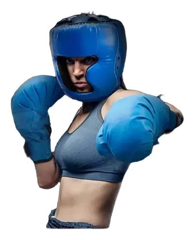 CASCO DE PROTECCION PARA MMA, LUCHA PROFESIONAL Y BOXEO CON DISEÑO ERGONOMICO - 2