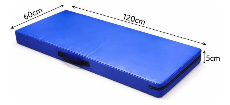 COLCHONETA DEPORTIVA DE ECOCUERO Y TELA 120X60X5 CM PARA EJERCICIOS - 4