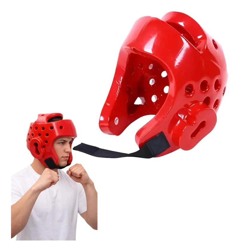GENÉRICO CASCO DE PROTECCION PARA ARTES MARCIALES CON CABEZAL AJUSTABLE