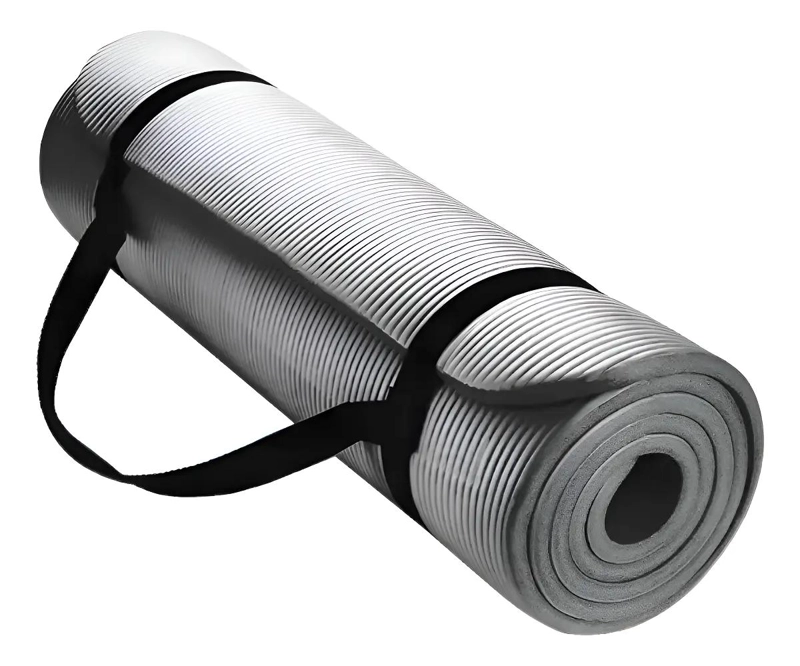 COLCHONETA DE YOGA PARA EJERCICIO CON GROSOR DE 10MM Y ACCESORIOS - 1
