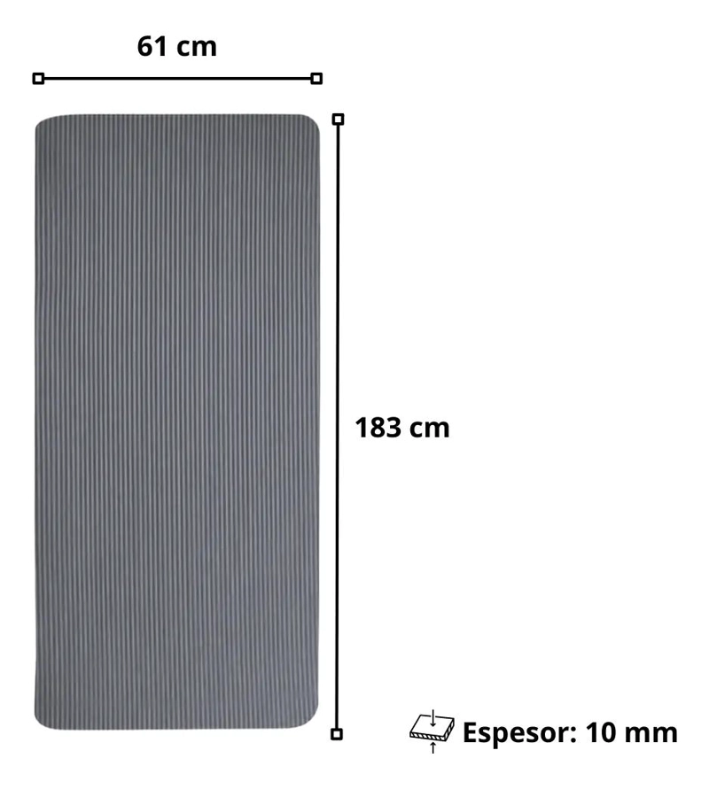 COLCHONETA DE YOGA PARA EJERCICIO CON GROSOR DE 10MM Y ACCESORIOS - 3