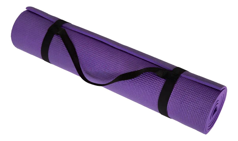 MAT DE YOGA ANTIDESLIZANTE DE 6 MM CON CORREA PARA FITNESS - 1