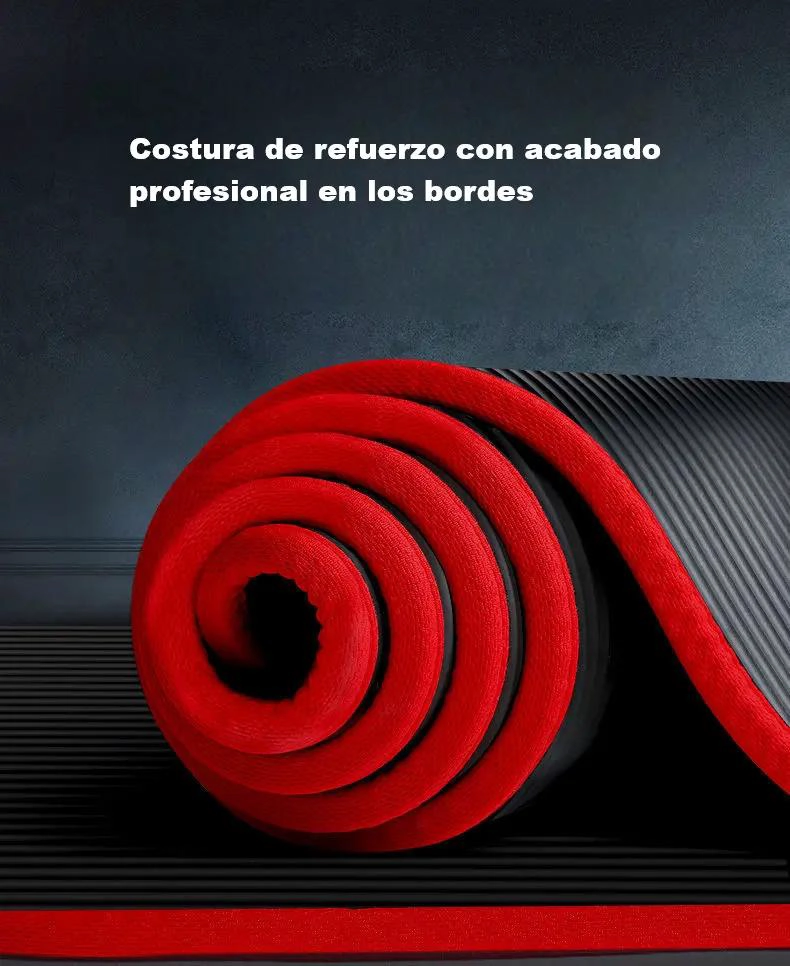 COLCHONETA PARA YOGA ANTIDESLIZANTE DE ALTA DENSIDAD 183X61 CM - 3
