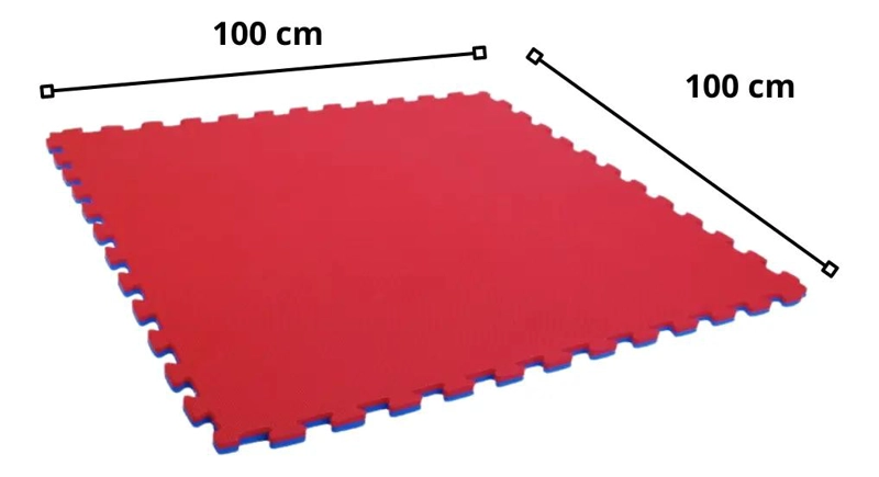 TATAMI DE GOMA EVA ENCASTRABLE PARA PISO 100X100X2.5 CM - 2